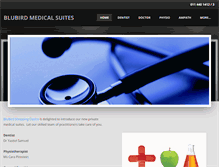 Tablet Screenshot of blubirdmedical.com